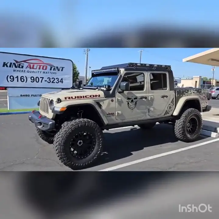 Jeep Gladiator Rubicon tint