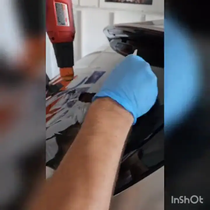 Heat-shrinking back-window film