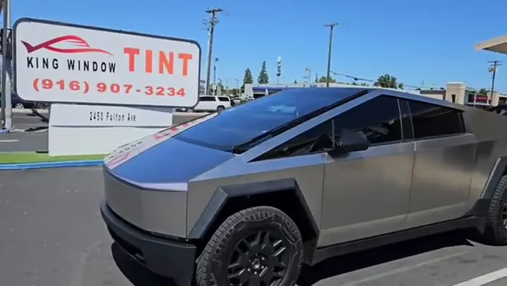 Tesla Cybertruck window tint